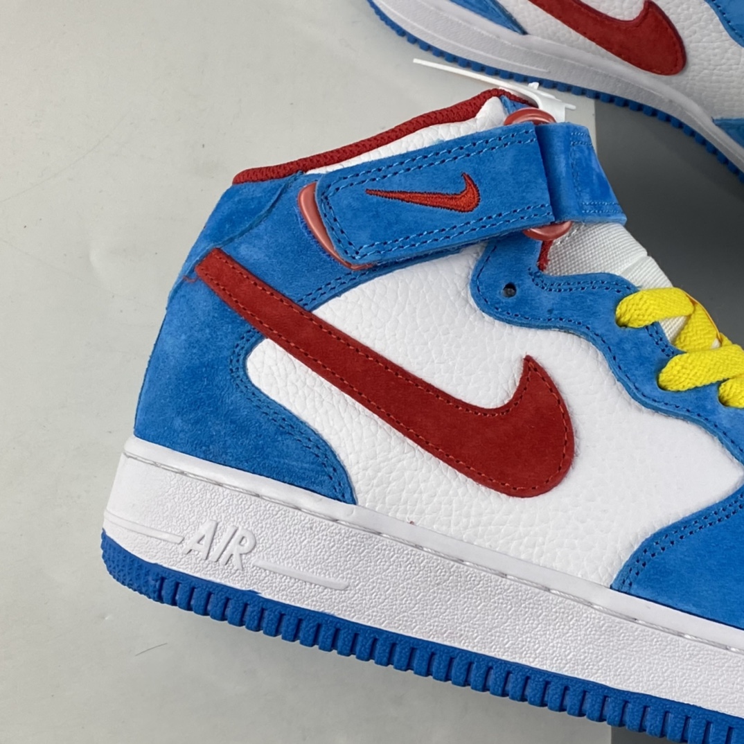 P260 NIKE Air Force 1’07 Mid“Doraemon”空军一号机器猫主题配色中帮板鞋 GB1236-160-莆田鞋,莆田鞋货源,高仿鞋,高仿鞋货源,安福档口,莆田高仿鞋,莆田鞋批发,高仿鞋批发,莆田高仿运动鞋,高仿运动鞋,莆田运动鞋 P260 NIKE Air Force 1’07 Mid“Doraemon”空军一号机器猫主题配色中帮板鞋 GB1236-160
