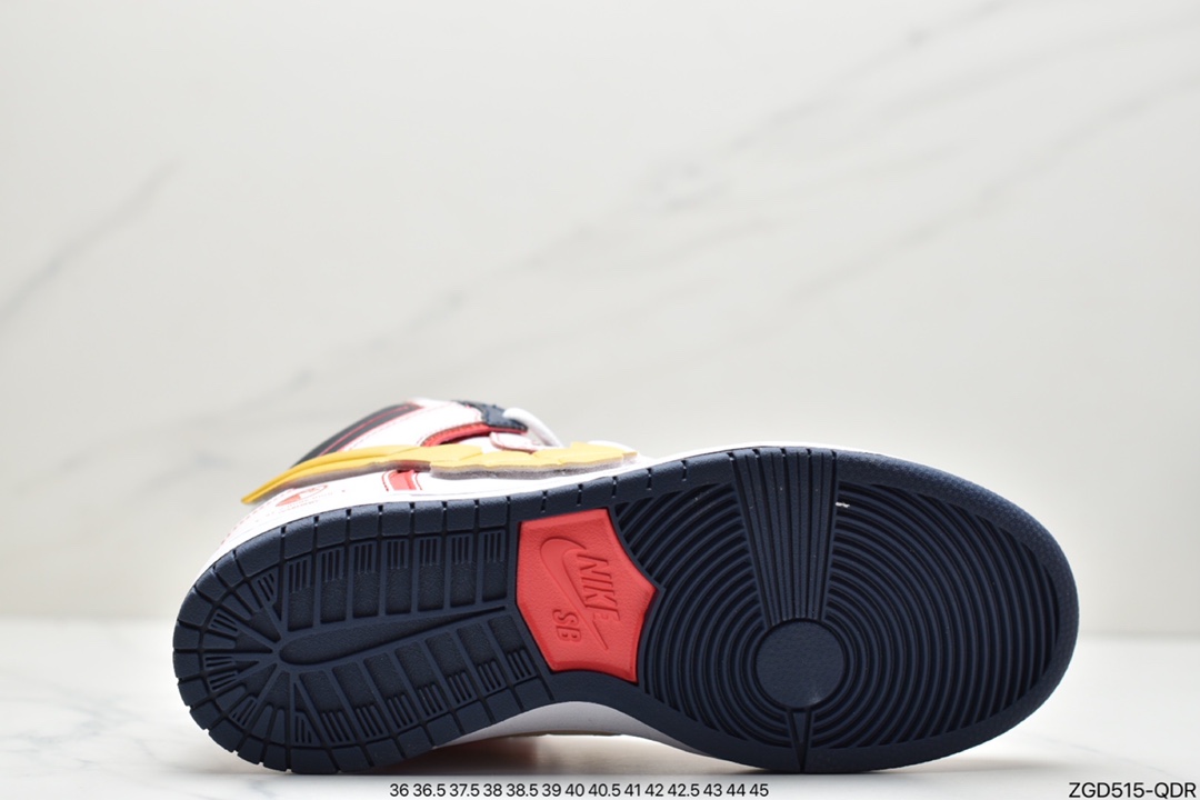 290 SB Dunk High QS高达联名 此款Gundam配色从”独角兽”高达中汲取灵感DH7717-100
