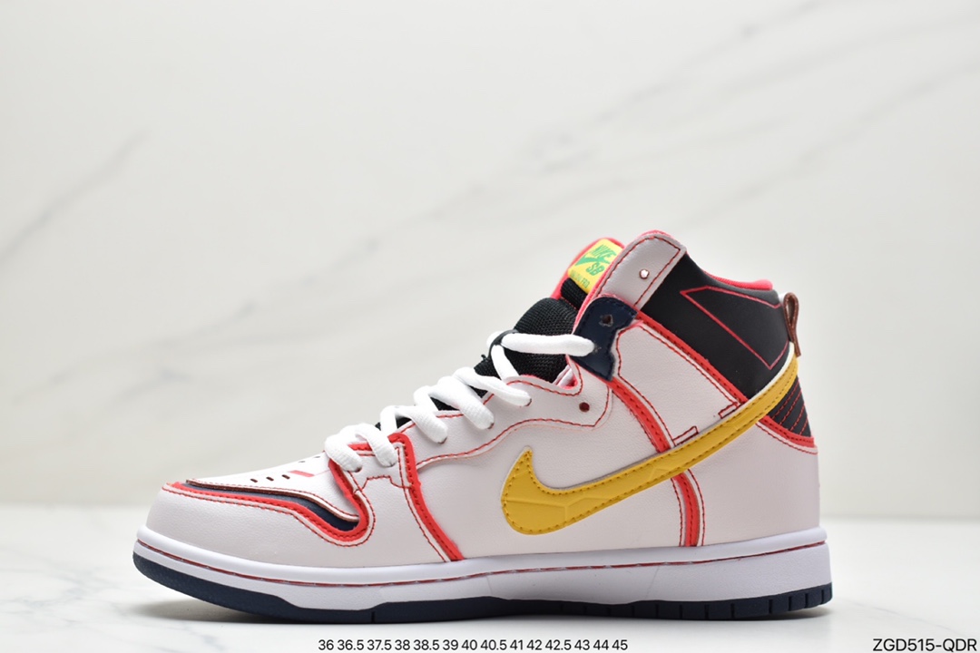 290 SB Dunk High QS高达联名 此款Gundam配色从”独角兽”高达中汲取灵感DH7717-100