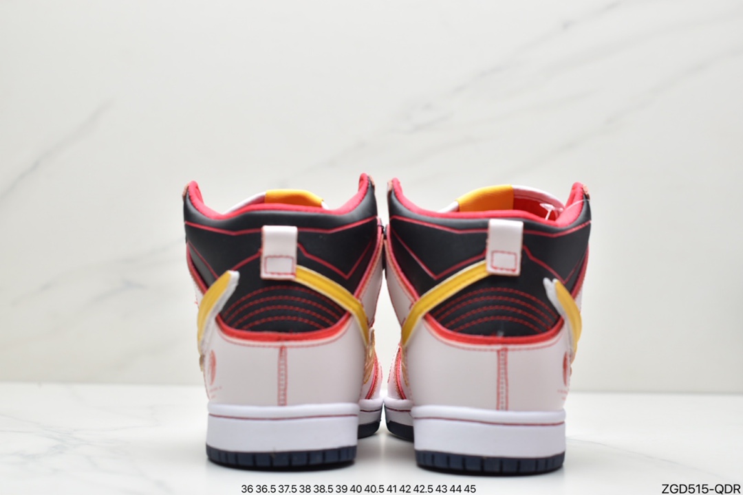 290 SB Dunk High QS高达联名 此款Gundam配色从”独角兽”高达中汲取灵感DH7717-100