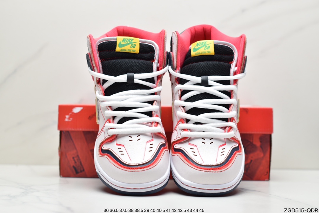 290 SB Dunk High QS高达联名 此款Gundam配色从”独角兽”高达中汲取灵感DH7717-100