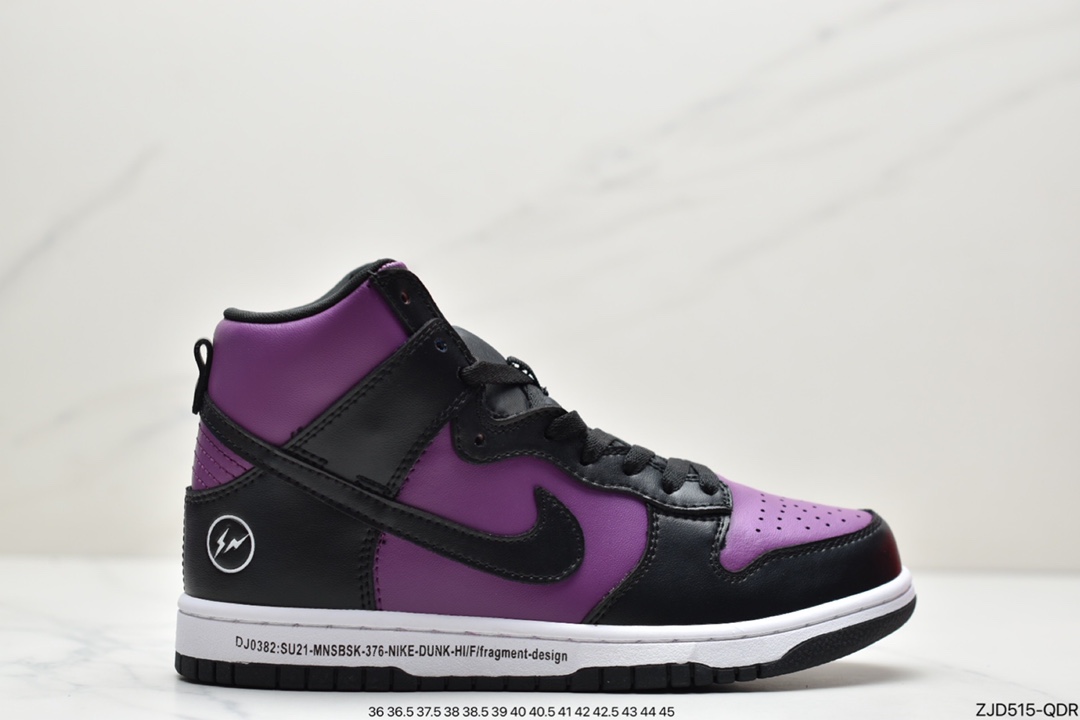 240 耐克Nike SB Dunk x Fragment藤原浩 DJ0382-600扣篮系列复古中帮休闲运动滑板板鞋