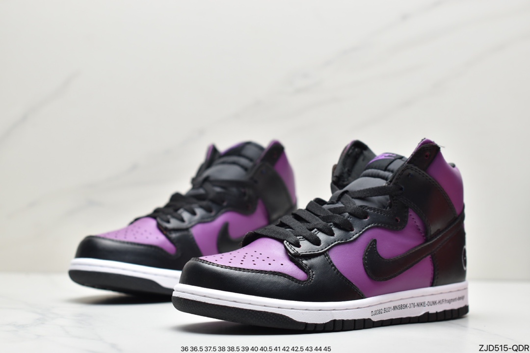 240 耐克Nike SB Dunk x Fragment藤原浩 DJ0382-600扣篮系列复古中帮休闲运动滑板板鞋