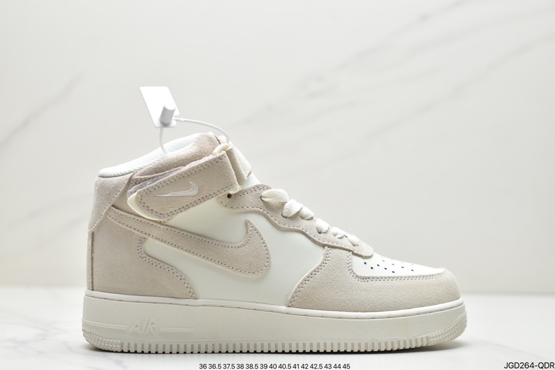 180 耐克Nike Air Force 1 Low ”乳白中帮”  空军一号经典款运动板鞋 CW7584-200