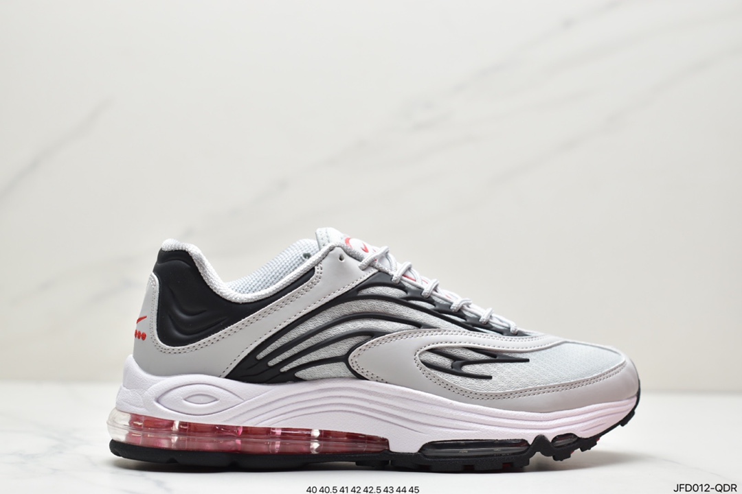 170 耐克Nike Air Tuned Max”Grey/Black/Red”百搭休闲运动慢跑鞋“浅灰黑红”CV6984-006