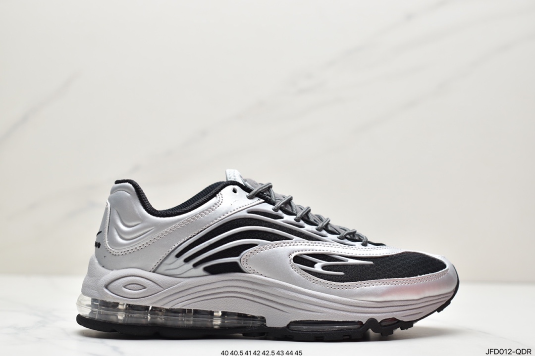 170 耐克Nike Air Tuned Max”Grey/Black/Red”百搭休闲运动慢跑鞋“浅灰黑红”CV6984-006