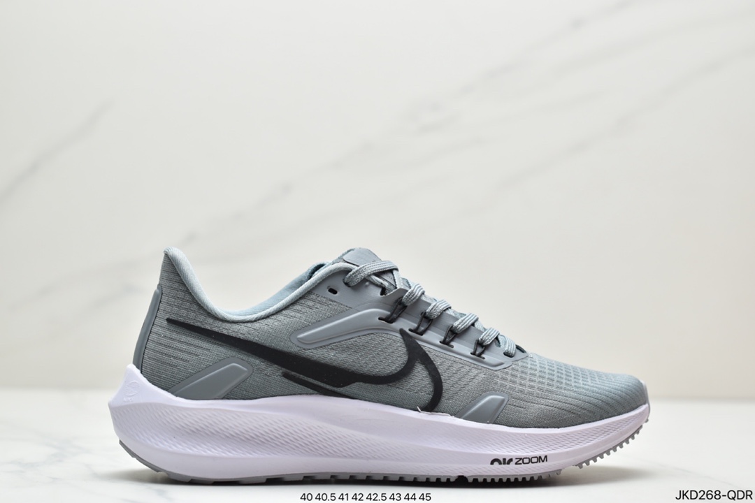160 耐克Zoom Pegasus 39 Dark Navy/Black/White”39代超级飞马涡轮增压马拉松休闲运动慢跑鞋CW7356