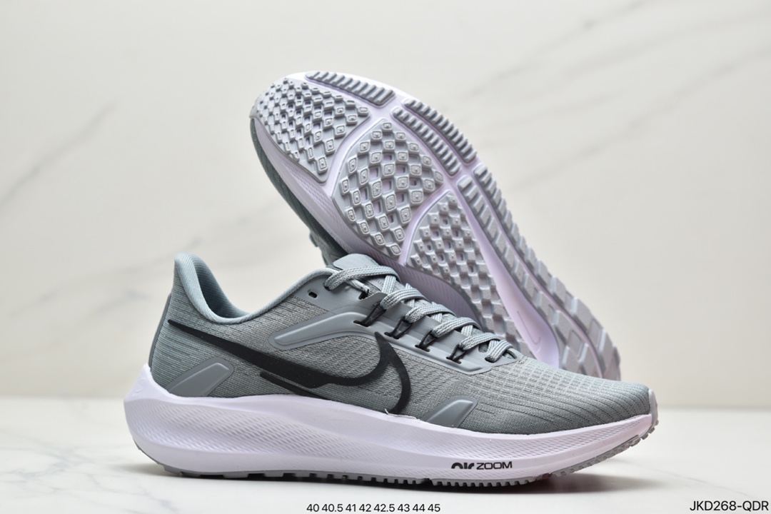 160 耐克Zoom Pegasus 39 Dark Navy/Black/White”39代超级飞马涡轮增压马拉松休闲运动慢跑鞋CW7356