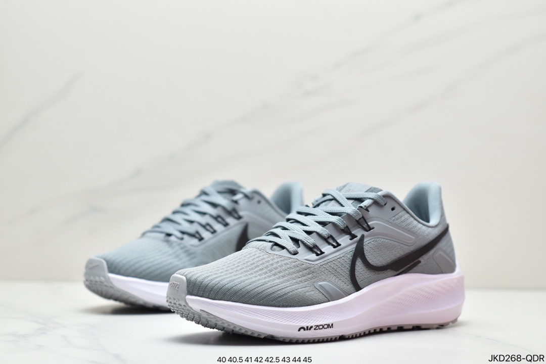 160 耐克Zoom Pegasus 39 Dark Navy/Black/White”39代超级飞马涡轮增压马拉松休闲运动慢跑鞋CW7356