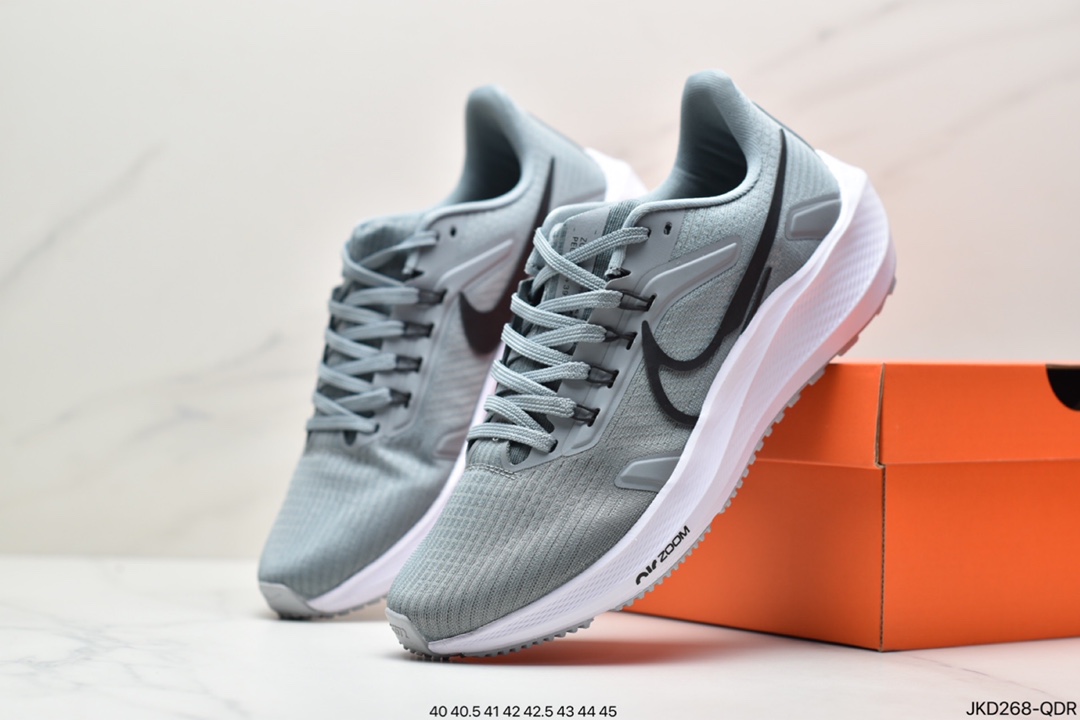 160 耐克Zoom Pegasus 39 Dark Navy/Black/White”39代超级飞马涡轮增压马拉松休闲运动慢跑鞋CW7356