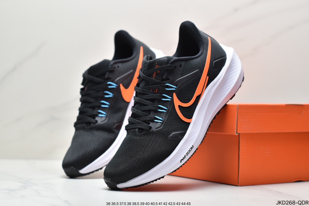 160 耐克Zoom Pegasus 39 Dark Navy/Black/White”39代超级飞马涡轮增压马拉松休闲运动慢跑鞋 CW7356