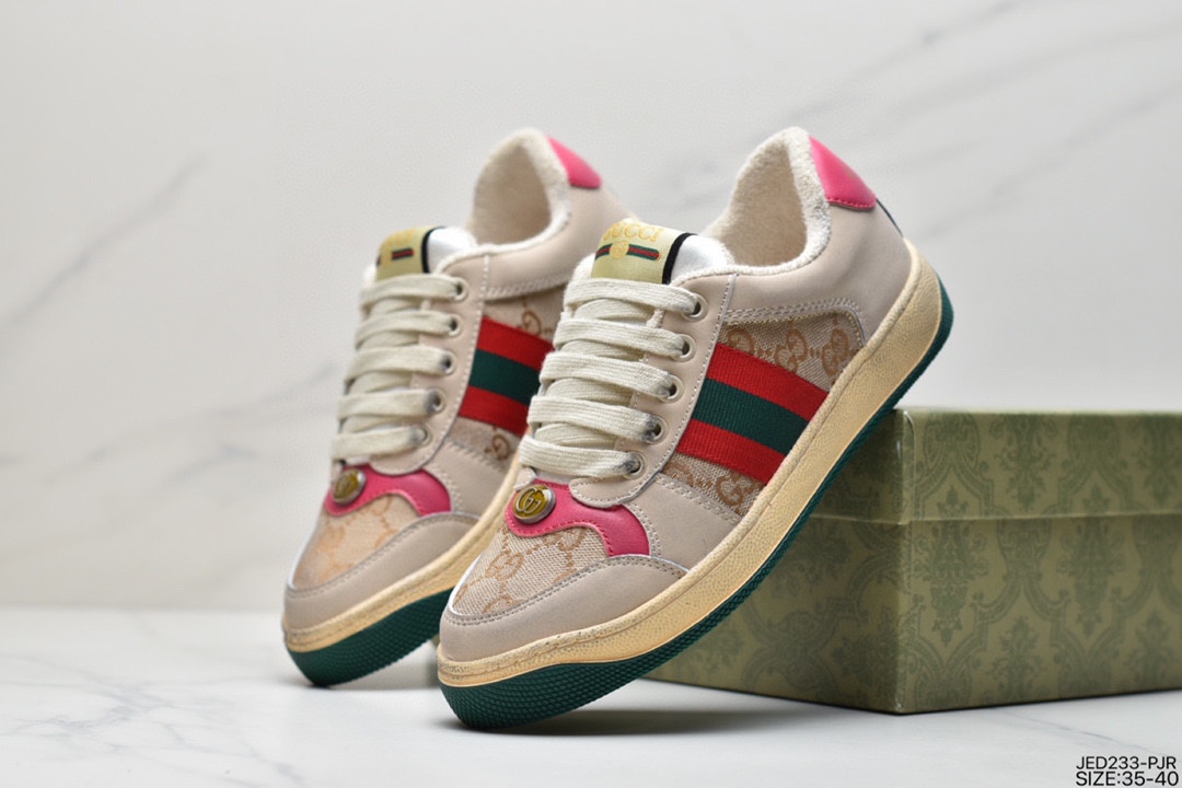 150 Gucci Distressed Screener sneaker 古驰小脏鞋系列