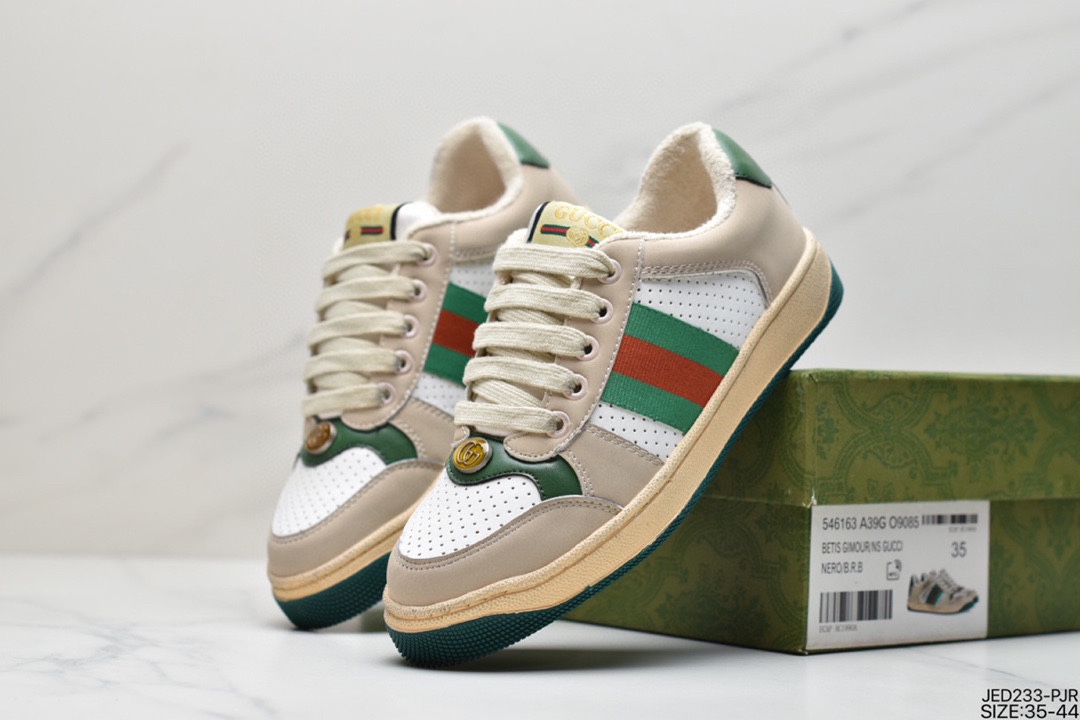 150 Gucci Distressed Screener sneaker 古驰小脏鞋系列