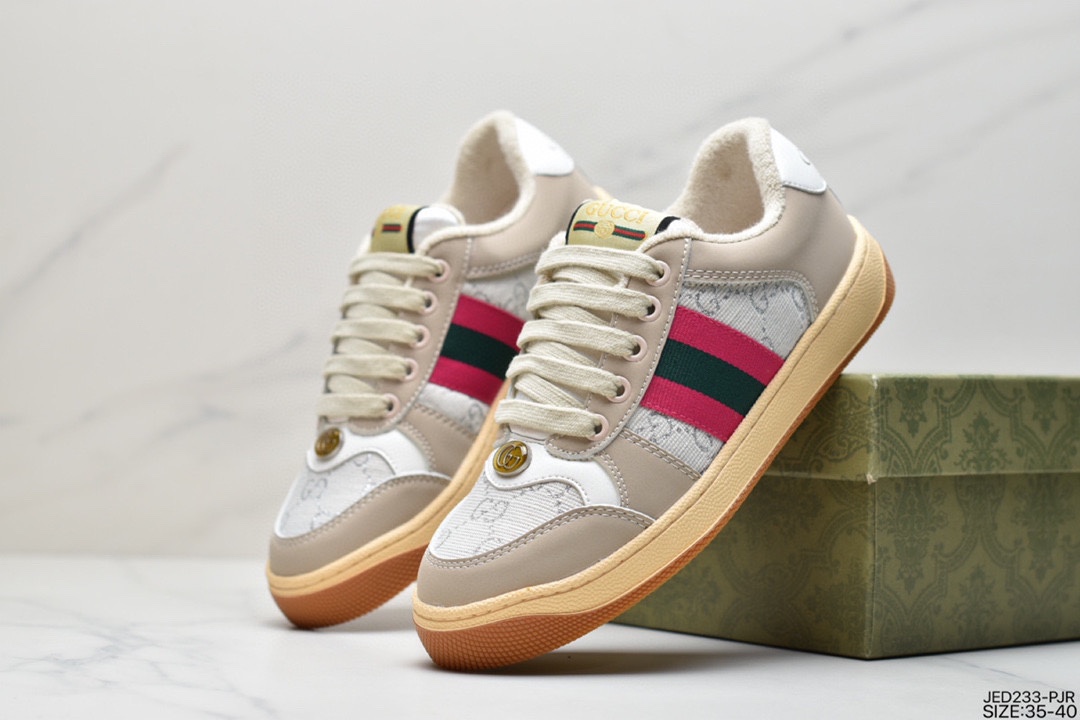 150 Gucci Distressed Screener sneaker 古驰小脏鞋系列