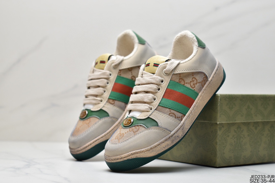 150 Gucci Distressed Screener sneaker 古驰小脏鞋系列