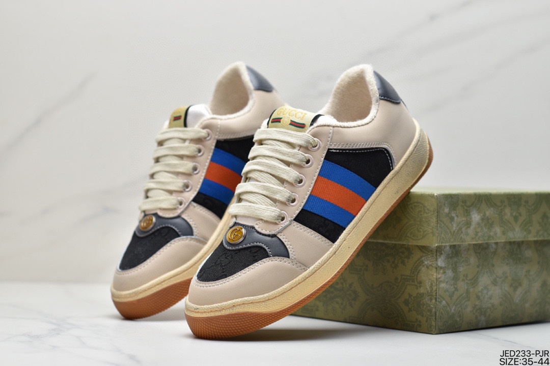 150 Gucci Distressed Screener sneaker 古驰小脏鞋系列