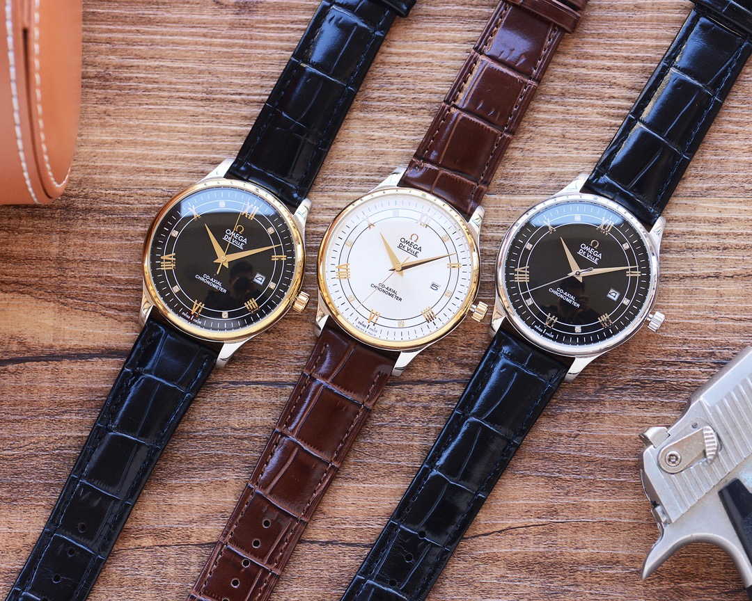 ：   全新爆款上市 欧米茄 Omega  可搭载全新西铁城8215机芯，国产机，两种选择 采用真牛皮