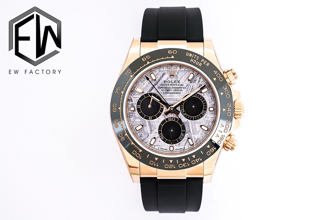 EW2021 nuevo Rolex Cosmograph Daytona serie 40 1⃣️Taquímetro de molde de fundición continua con bisel cerámico Cerachro…