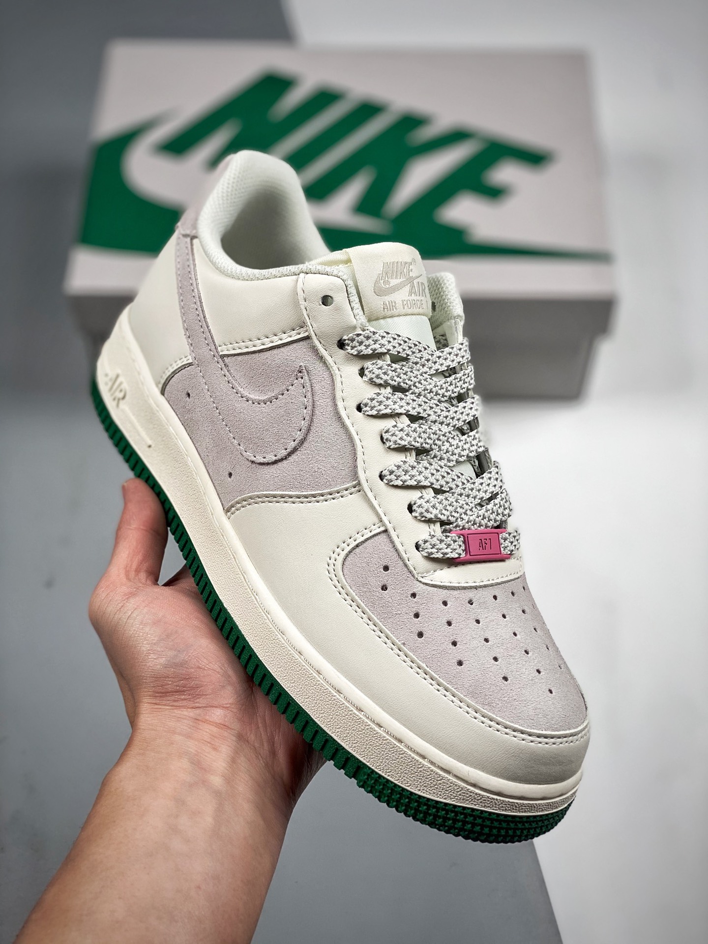 Nike Air Force 1 Low '07 melocotón de la longevidad, cielo estrellado, horma y plantilla originales, auténtico estilo A…