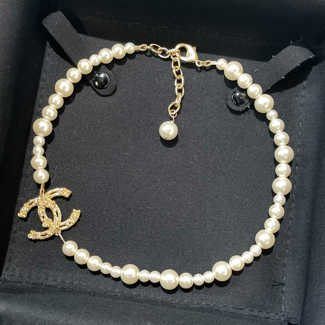 新款☑️CHANEL香奈儿双c珍珠项链 手链