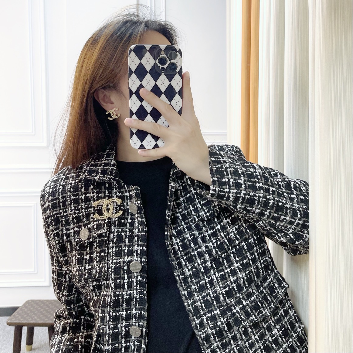 新款☑️CHANEL香奈儿双c胸针