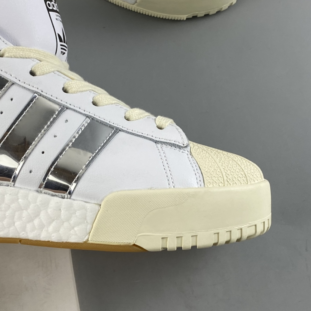 P240  Adidas Rivalry RM Chi Boost 条纹撞色厚底高帮休闲板鞋FY3501