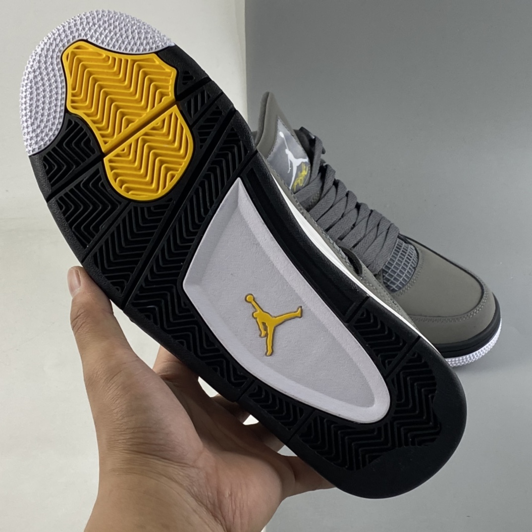 P260  Air Jordan 4 Retro ”Cool Grey” AJ4 乔4酷灰 真标头层皮 308497-007