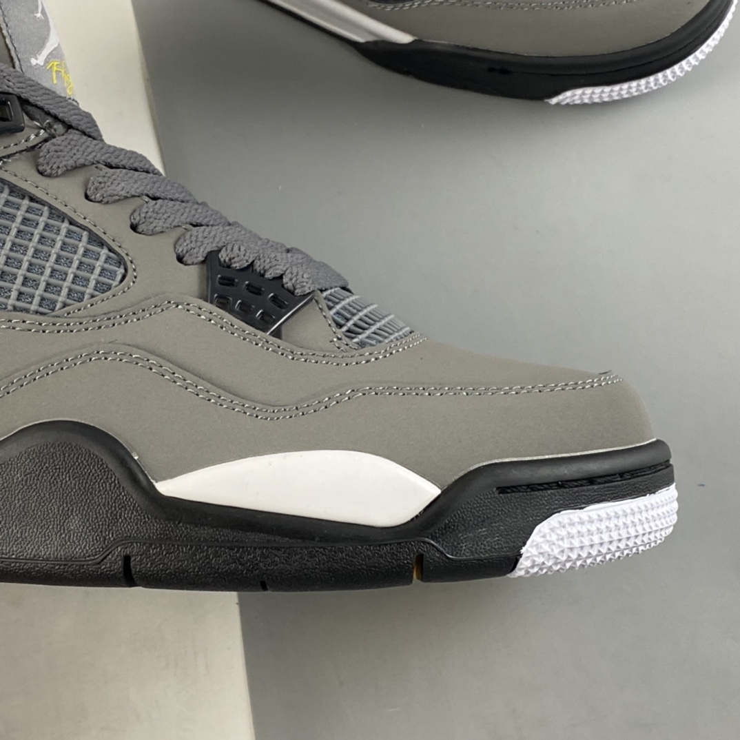 P260  Air Jordan 4 Retro ”Cool Grey” AJ4 乔4酷灰 真标头层皮 308497-007