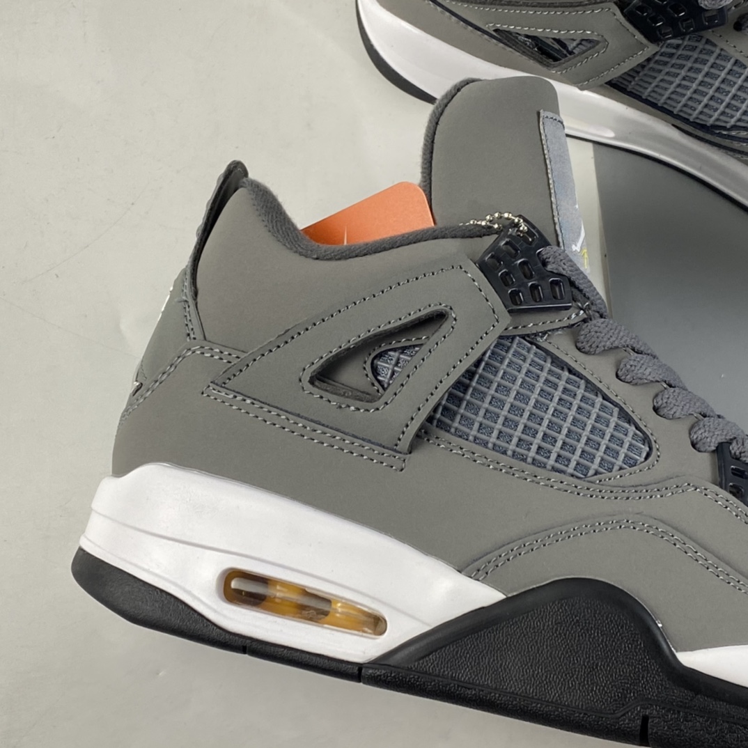 P260  Air Jordan 4 Retro ”Cool Grey” AJ4 乔4酷灰 真标头层皮 308497-007