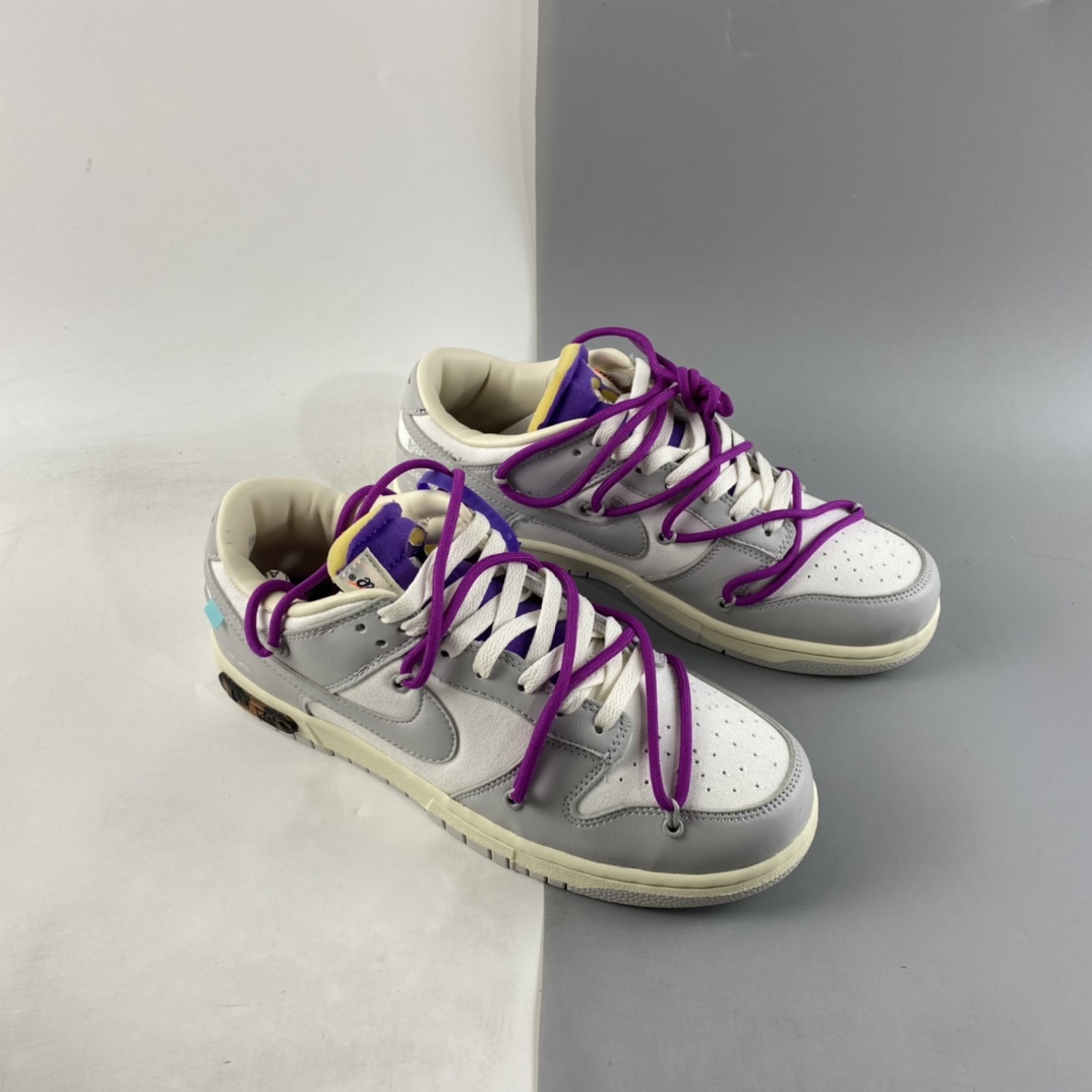 P240  VIRGIL ABLOH设计师独立品牌Off-White x Nike SB Dunk Low”The 50”扣篮系列低帮经典百搭休闲运动板鞋 DM1602-111