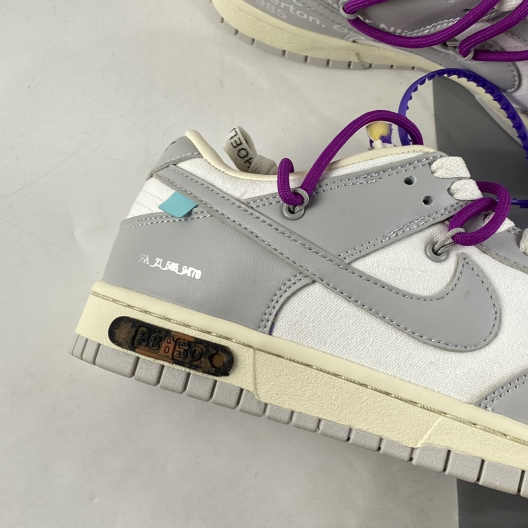 P240  VIRGIL ABLOH设计师独立品牌Off-White x Nike SB Dunk Low”The 50”扣篮系列低帮经典百搭休闲运动板鞋 DM1602-111