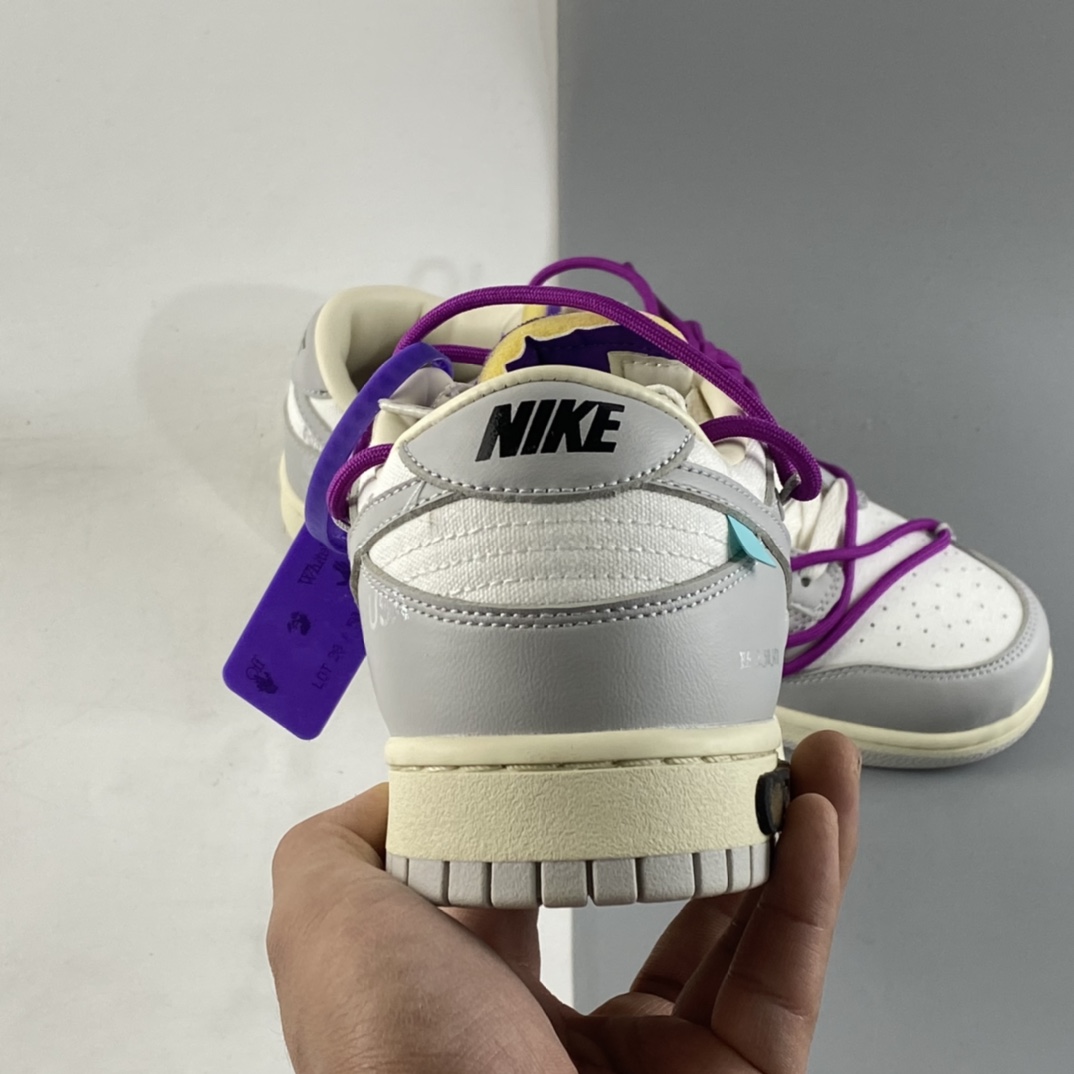 P240  VIRGIL ABLOH设计师独立品牌Off-White x Nike SB Dunk Low”The 50”扣篮系列低帮经典百搭休闲运动板鞋 DM1602-111
