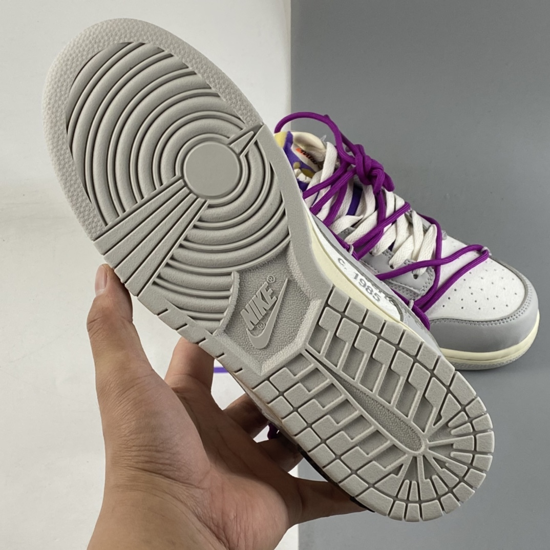 P240  VIRGIL ABLOH设计师独立品牌Off-White x Nike SB Dunk Low”The 50”扣篮系列低帮经典百搭休闲运动板鞋 DM1602-111