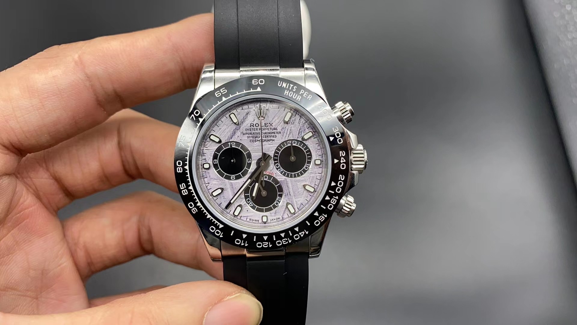 ROLEX ロレックス デイトナ 隕石文字盤 超薄型 腕時計-トップクオリティ