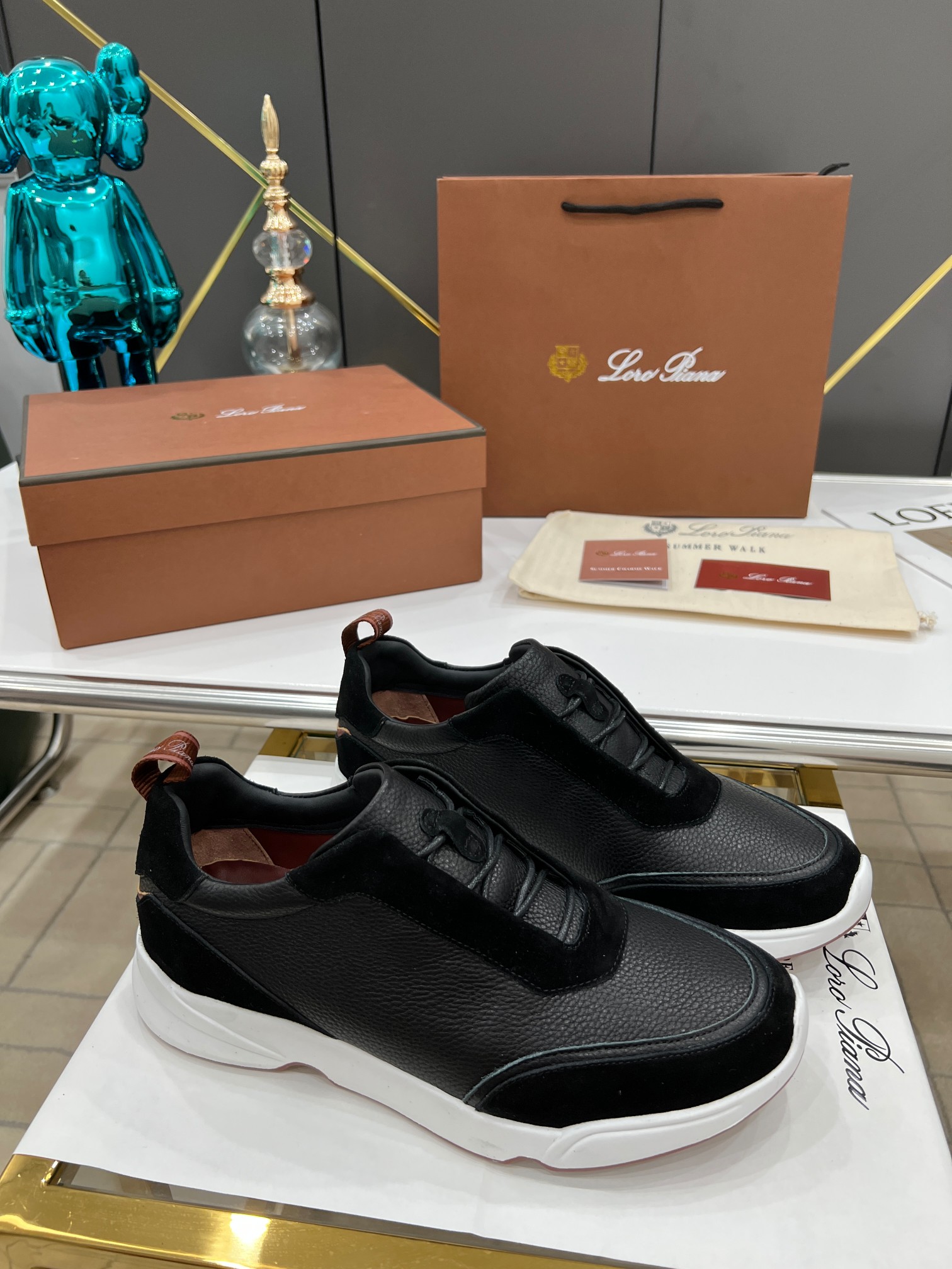 precio de fábrica.Loro Piana * nivel superior auténtico nuevo transporte de los hombres comprar répl