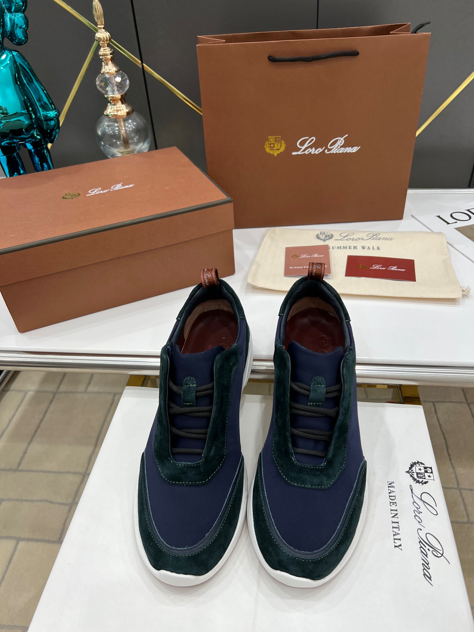 precio de fábrica.Loro Piana * nivel superior auténtico nuevo transporte de los hombres comprar répl