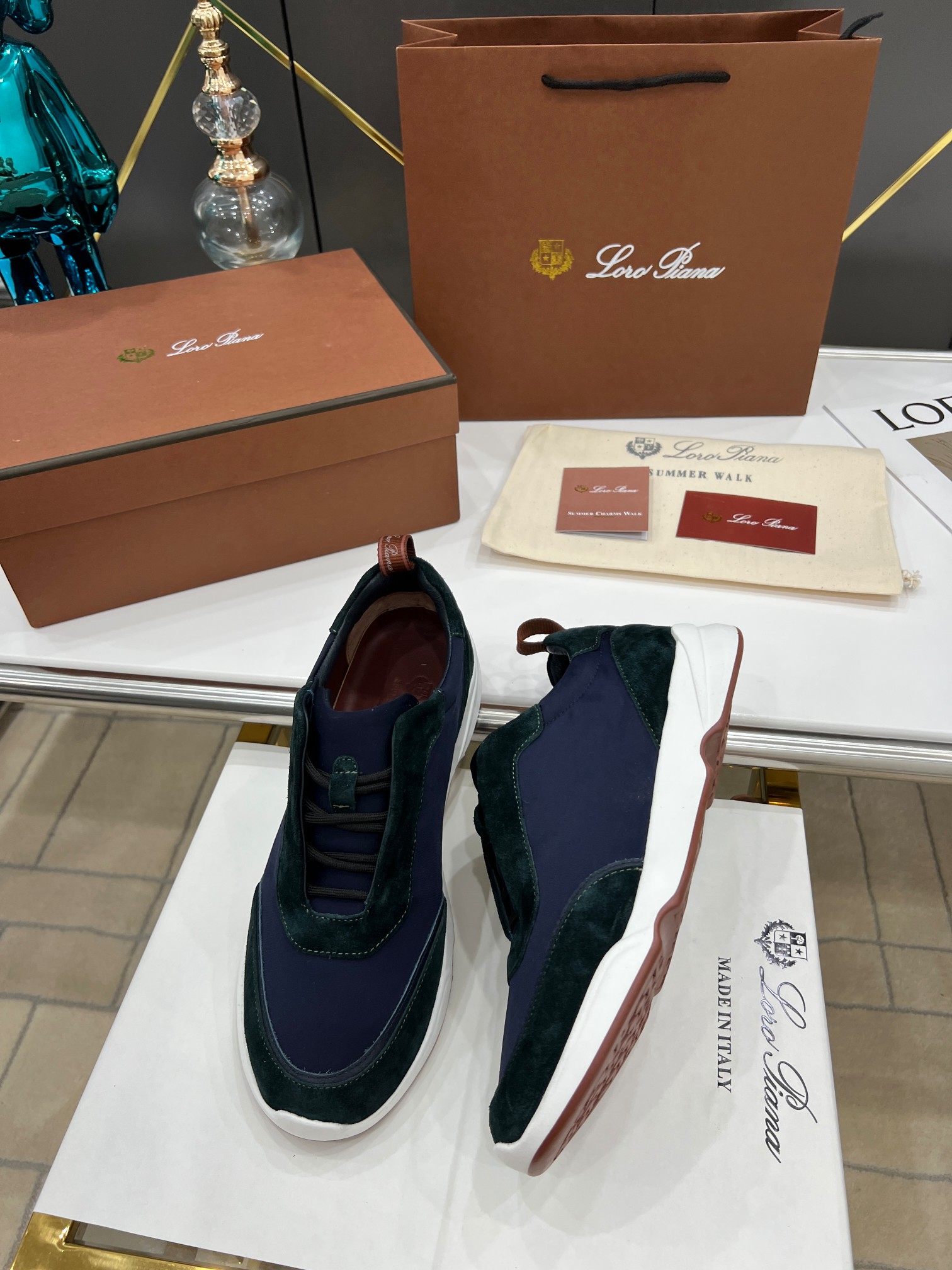 precio de fábrica.Loro Piana * nivel superior auténtico nuevo transporte de los hombres comprar répl