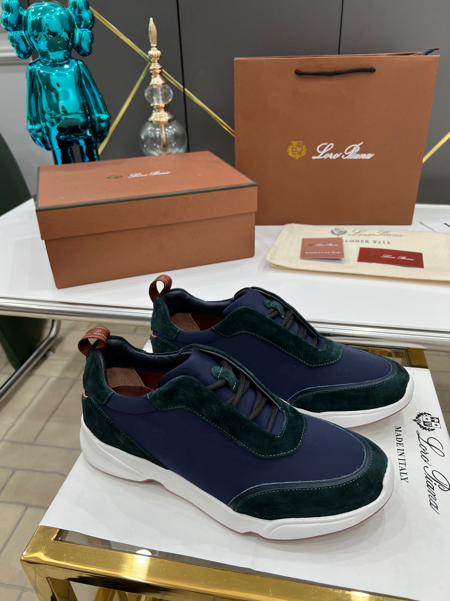 precio de fábrica.Loro Piana * nivel superior auténtico nuevo transporte de los hombres comprar répl
