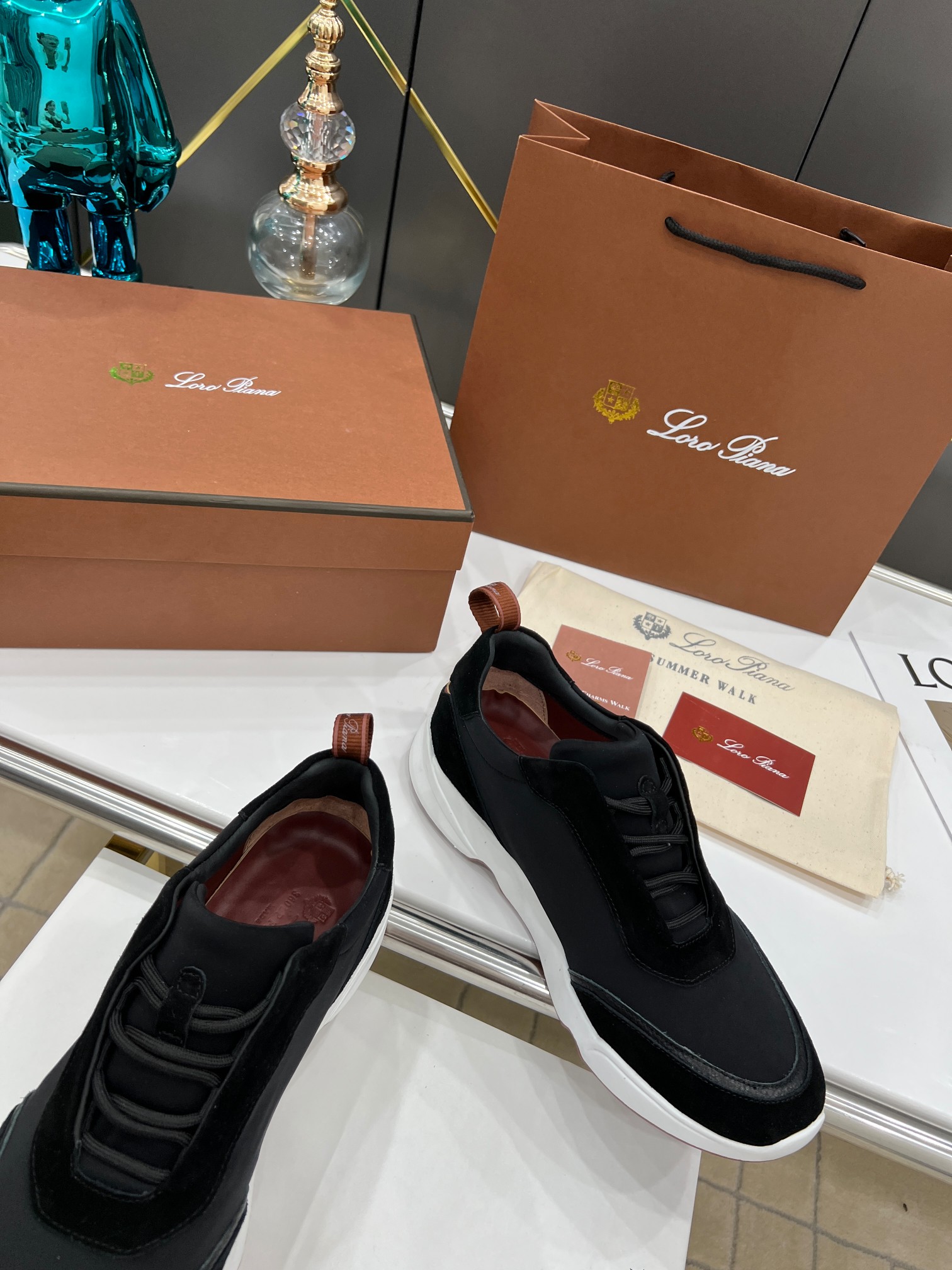 precio de fábrica.Loro Piana * nivel superior auténtico nuevo transporte de los hombres comprar répl