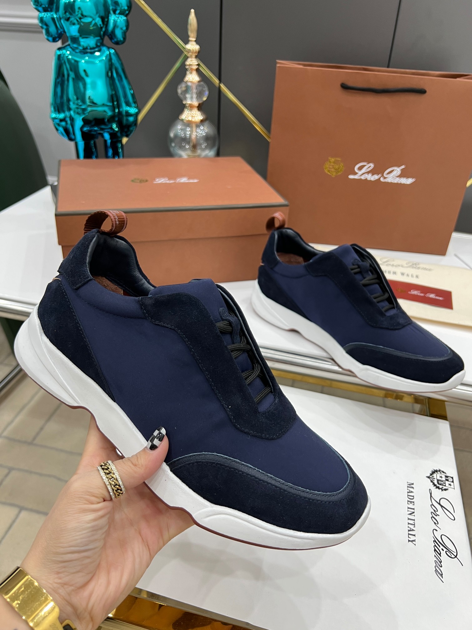 precio de fábrica .Loro Piana * nivel superior auténtico nuevo transporte de los hombres comprar ori