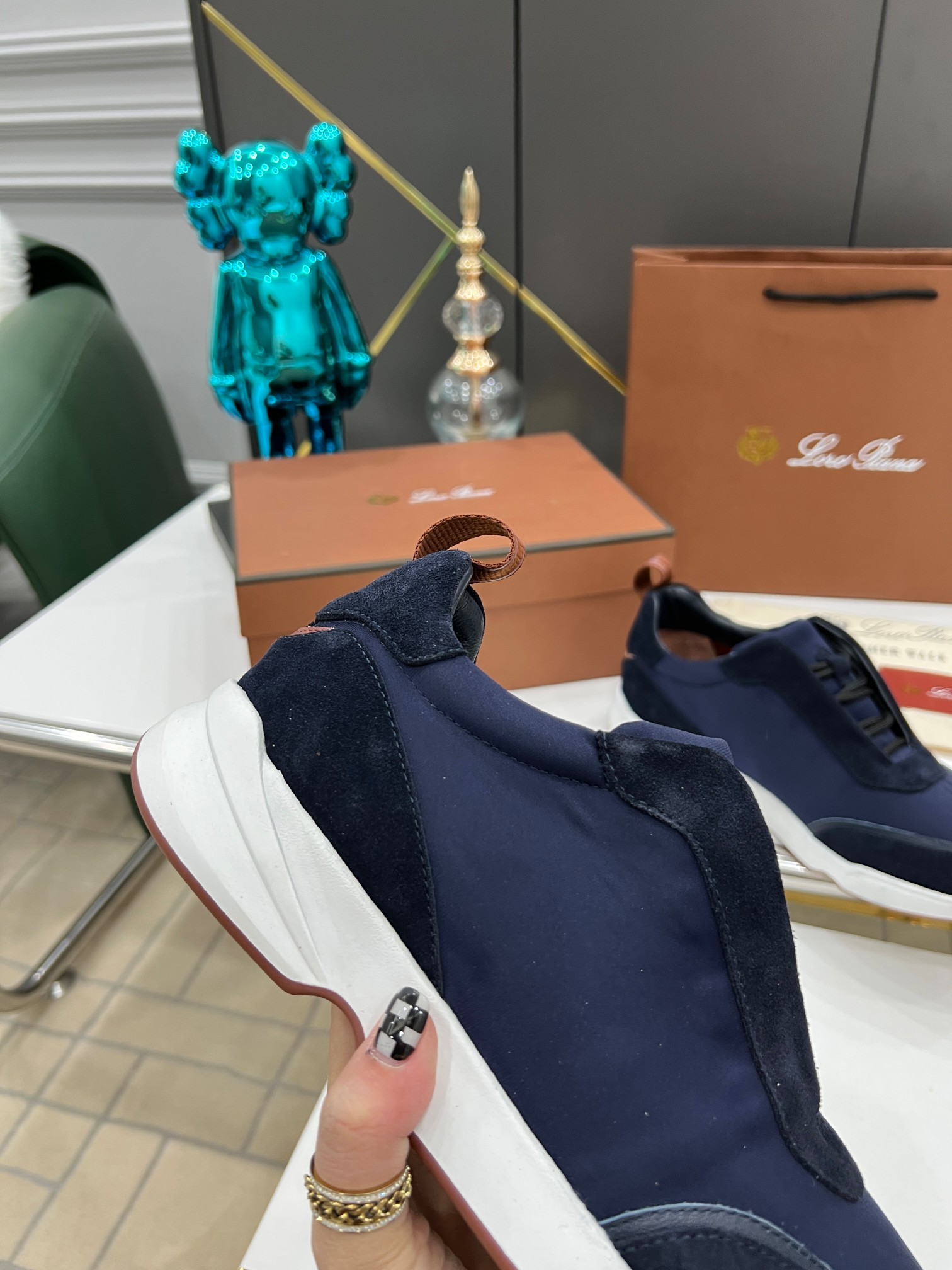 precio de fábrica .Loro Piana * nivel superior auténtico nuevo transporte de los hombres comprar ori