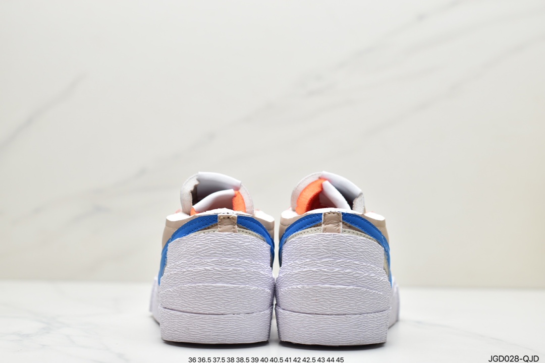 180 联名日式解构美学品牌SACAI x Nike Blazer Low 重叠设计前卫开拓者低帮百搭板鞋DM7901