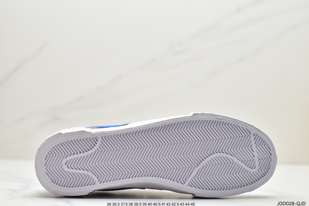 180 联名日式解构美学品牌SACAI x Nike Blazer Low 重叠设计前卫开拓者低帮百搭板鞋DM7901