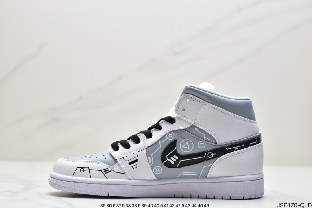 200 Air Jordan 1 Mid AJ1 中帮篮球鞋DC7294-103