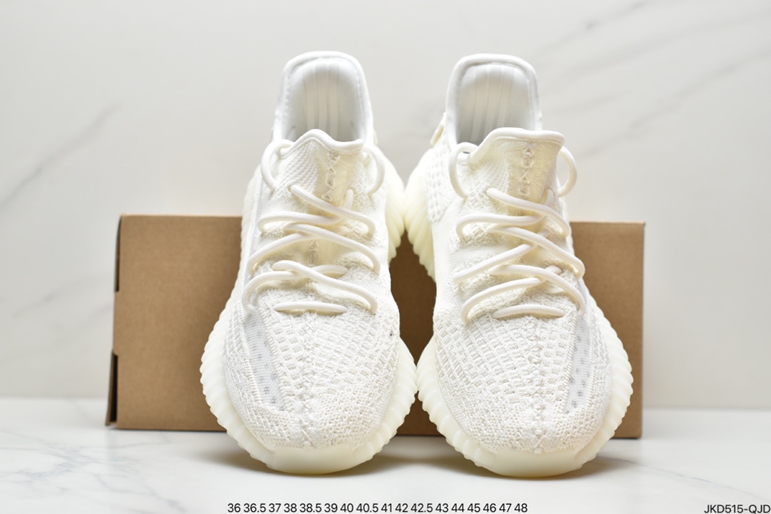 160 联乘侃爷Kanye West x Adidas Yeezy Boost 350 V2”Light”百搭轻便爆米花中底休闲运动慢跑鞋HQ6316