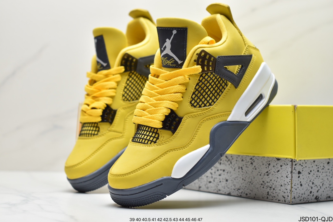 200 耐克Nike Air Jordan 4 Retro LS”Lightning”迈克尔·乔丹AJ4代中帮复古休闲运动文化篮球鞋CT8527-700