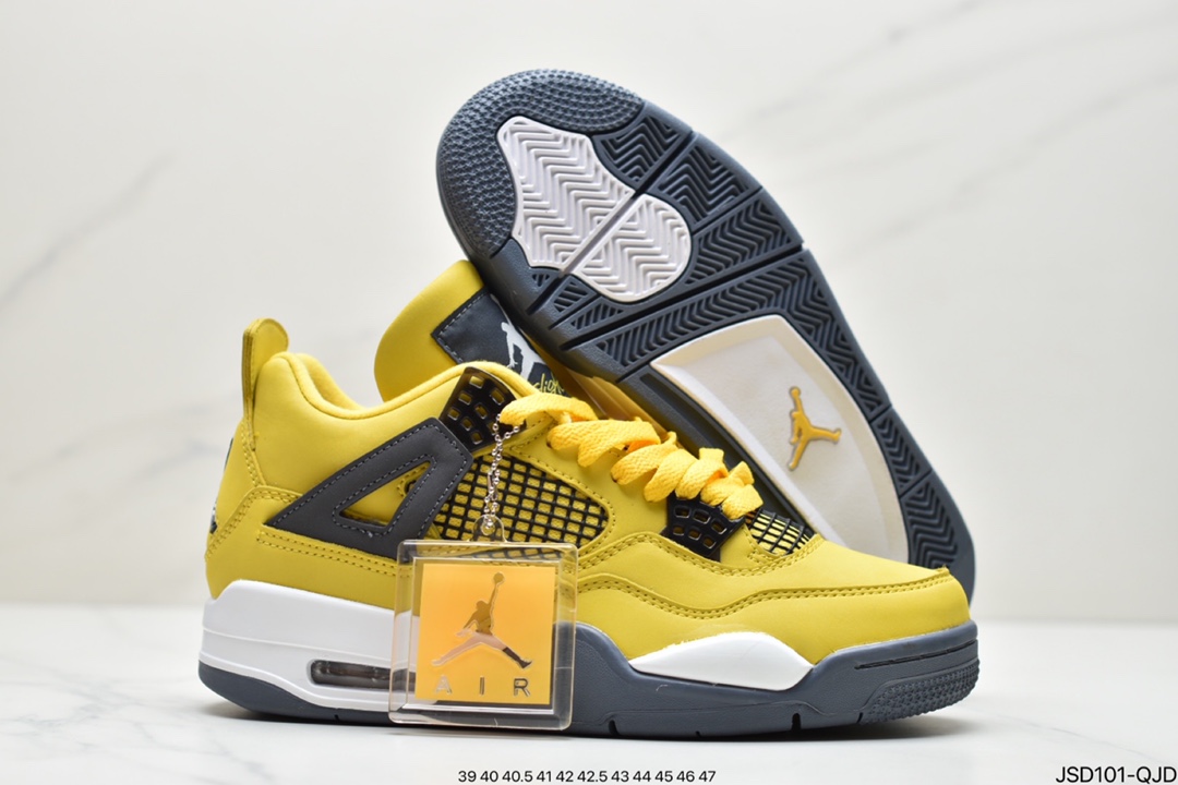 200 耐克Nike Air Jordan 4 Retro LS”Lightning”迈克尔·乔丹AJ4代中帮复古休闲运动文化篮球鞋CT8527-700