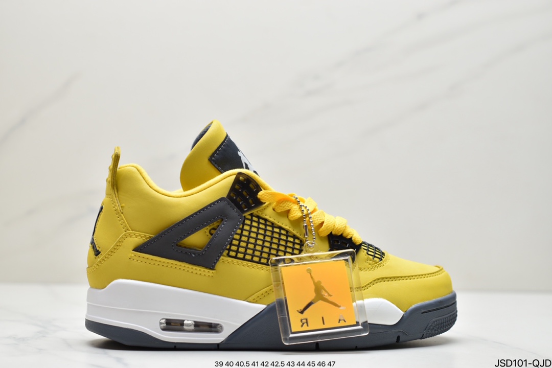 200 耐克Nike Air Jordan 4 Retro LS”Lightning”迈克尔·乔丹AJ4代中帮复古休闲运动文化篮球鞋CT8527-700