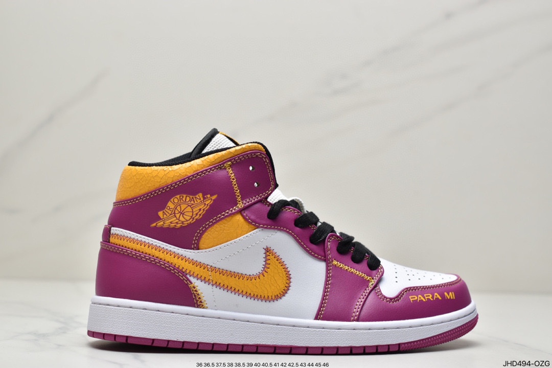 190 Air Jordan 1 Mid 乔一中邦 554724-174