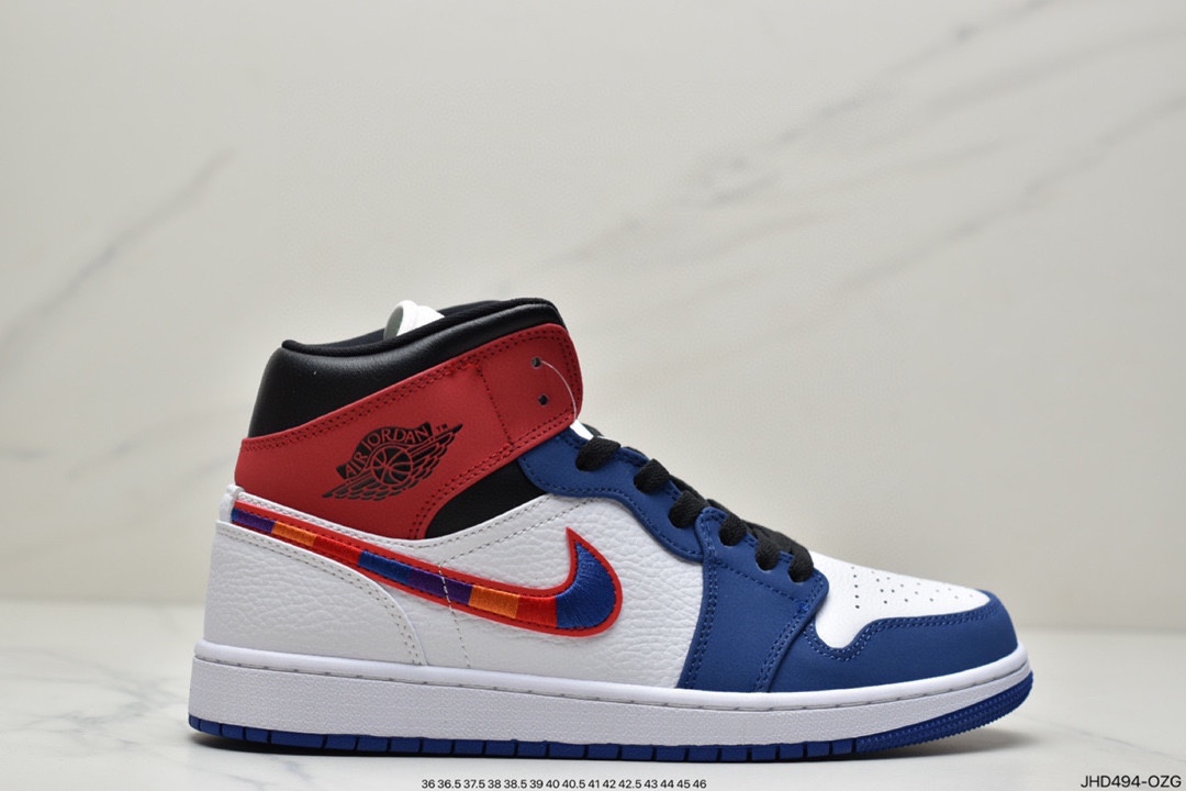 190 Air Jordan 1 Mid 乔一中邦 554724-174